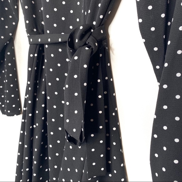 Xhilaration Black & White Polkadot Dress Small - Picture 4 of 9